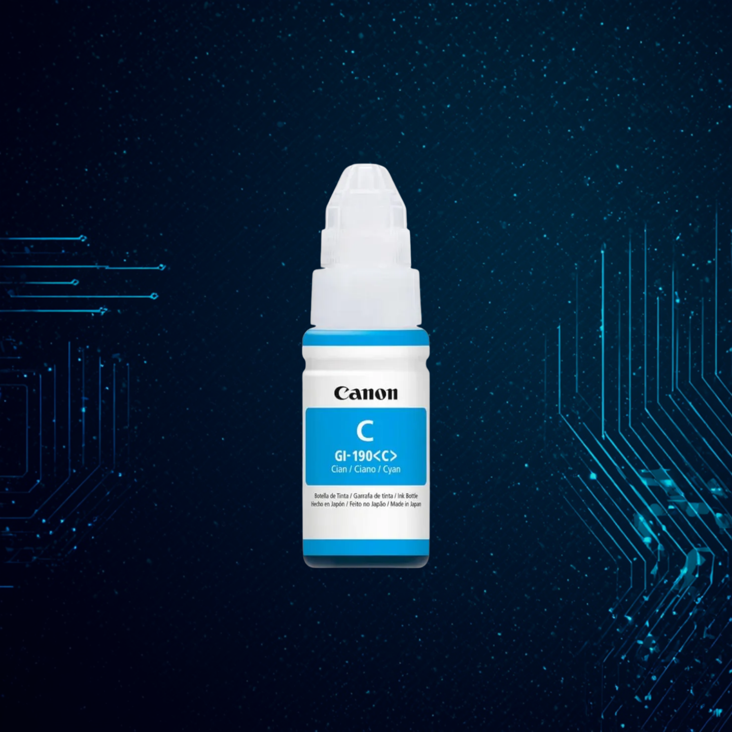 Tinta Cyan Canon GI-190 C – Original PIXMA